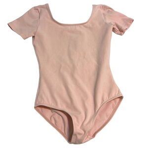 Bloch girls pink leotard size 6-7